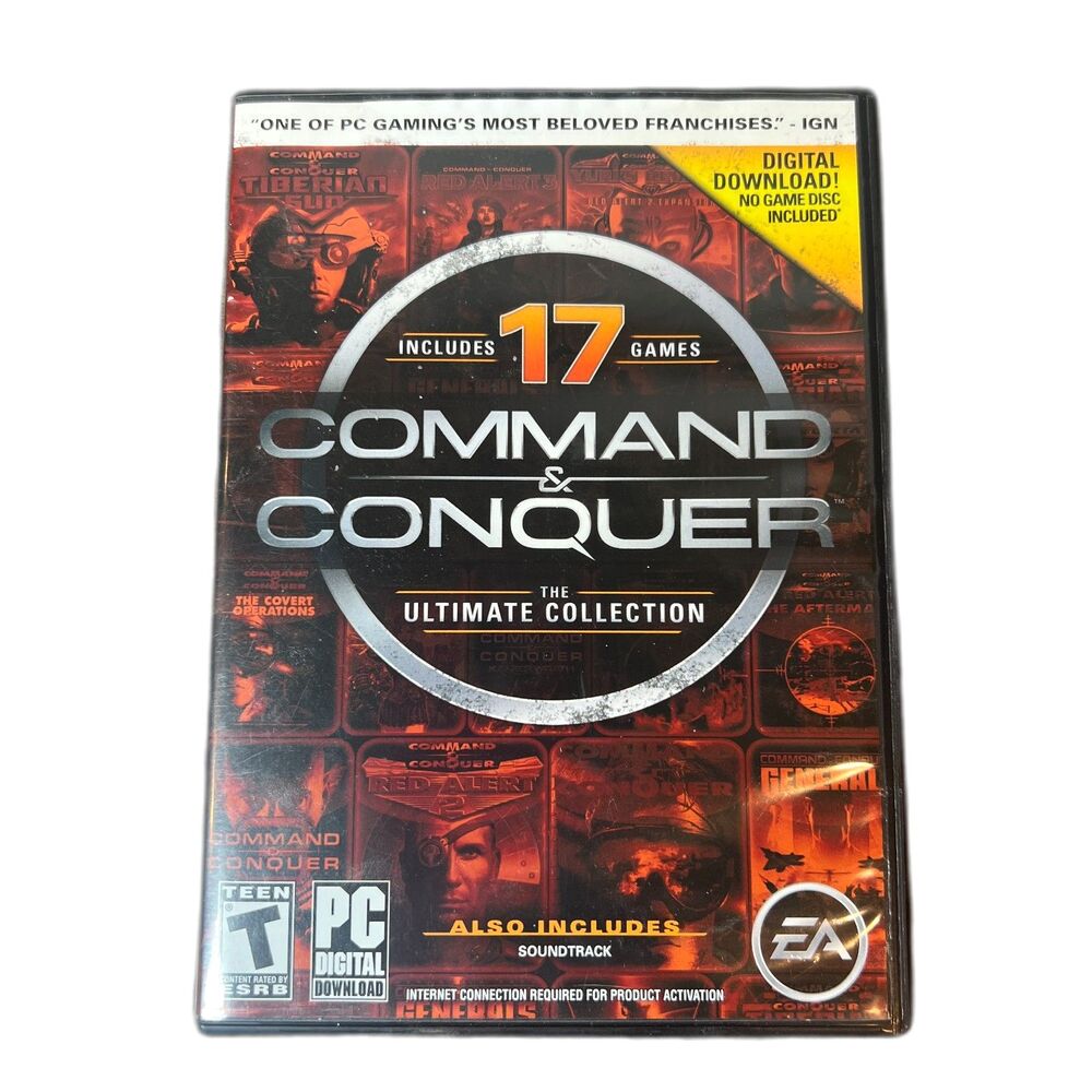 Command & Conquer Case + The Ultimate Music Collection - Music CD Only - NO Game